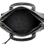 Balenciaga Chevre Metallic Edge City Small Satchel (SHF-21084)