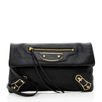 Balenciaga Chevre Metallic Edge Envelope Clutch (SHF-18041)