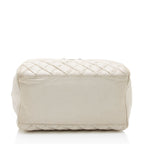 Balenciaga Chevre Quilted Matelasse Leather Boston Bag (SHF-KI2lV2)