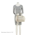 Balenciaga Chevre Quilted Matelasse Leather Boston Bag (SHF-KI2lV2)
