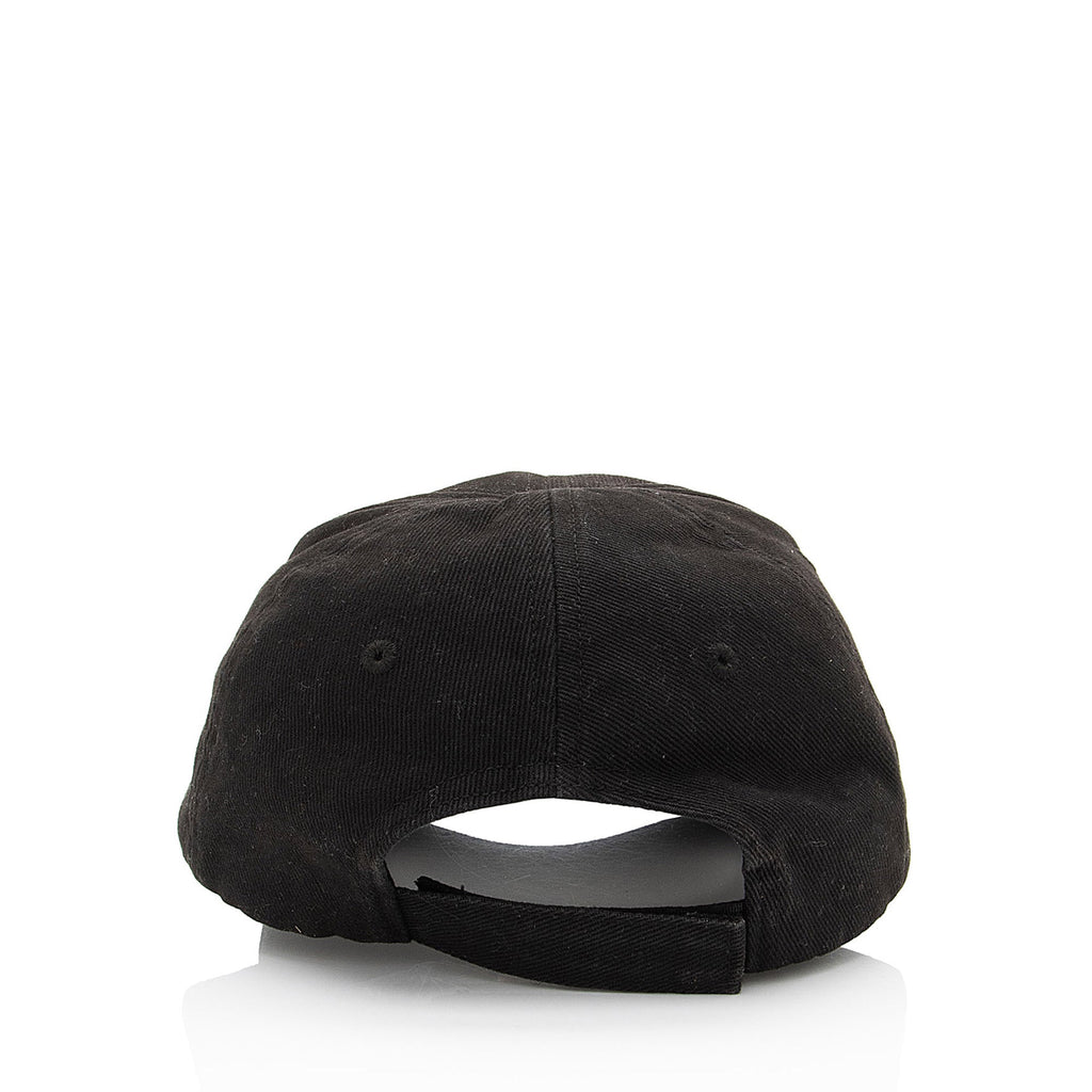 Balenciaga Cotton Logo Baseball Hat - Size L