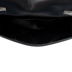 Balenciaga Crinkled Patent Logo Cash Phone Holder on Chain