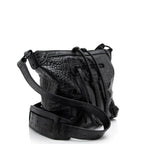 Balenciaga Croc Embossed Calfskin Neo Classic XS Hobo (SHF-eCbmjO)