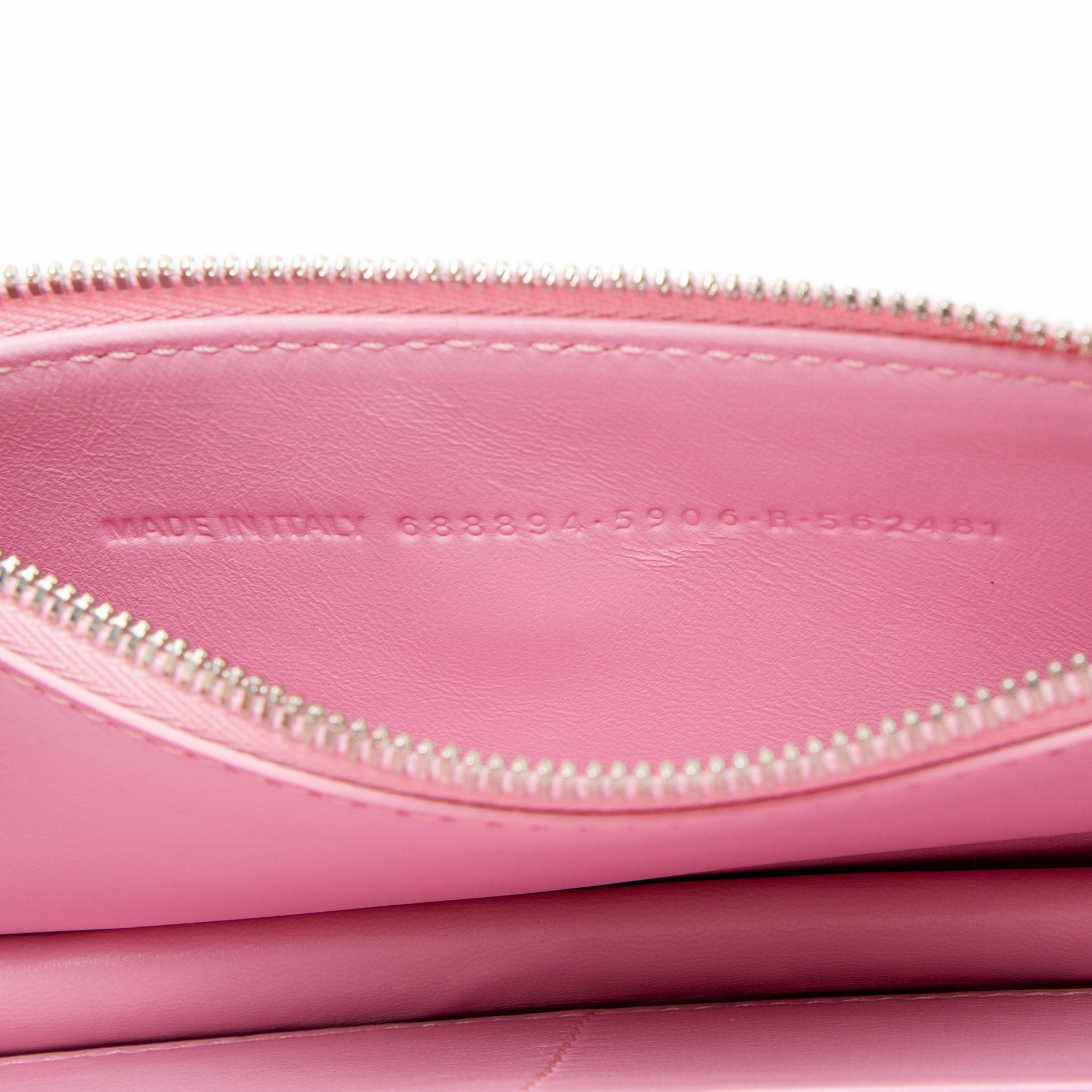 Balenciaga Croc Embossed Gossip Wallet on Chain