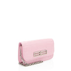 Balenciaga Croc Embossed Gossip Wallet on Chain