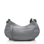Balenciaga Croc Embossed Le Cagole Small Shoulder Bag