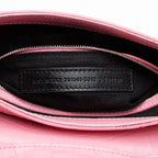 Balenciaga Croc Embossed Leather Lindsay Shoulder Bag