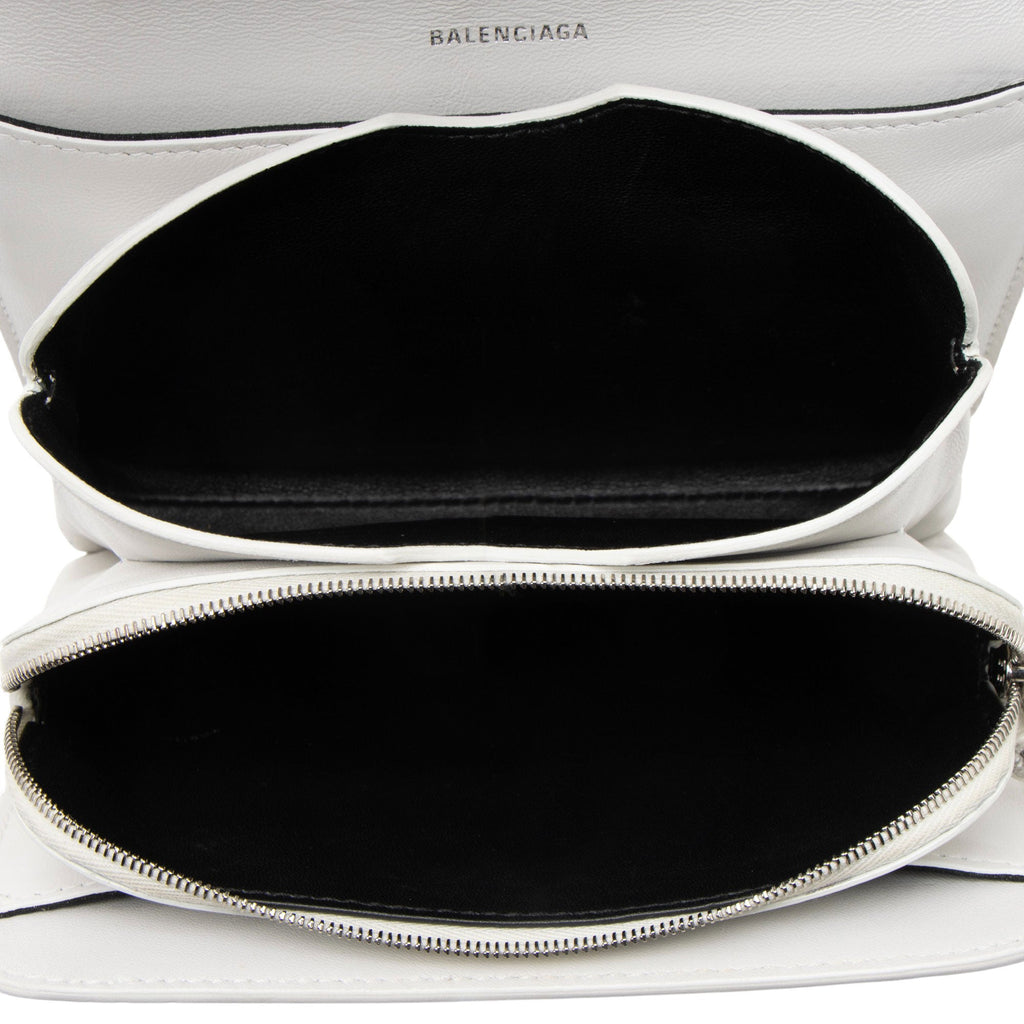 Balenciaga Croc Embossed Leather Small B Bag