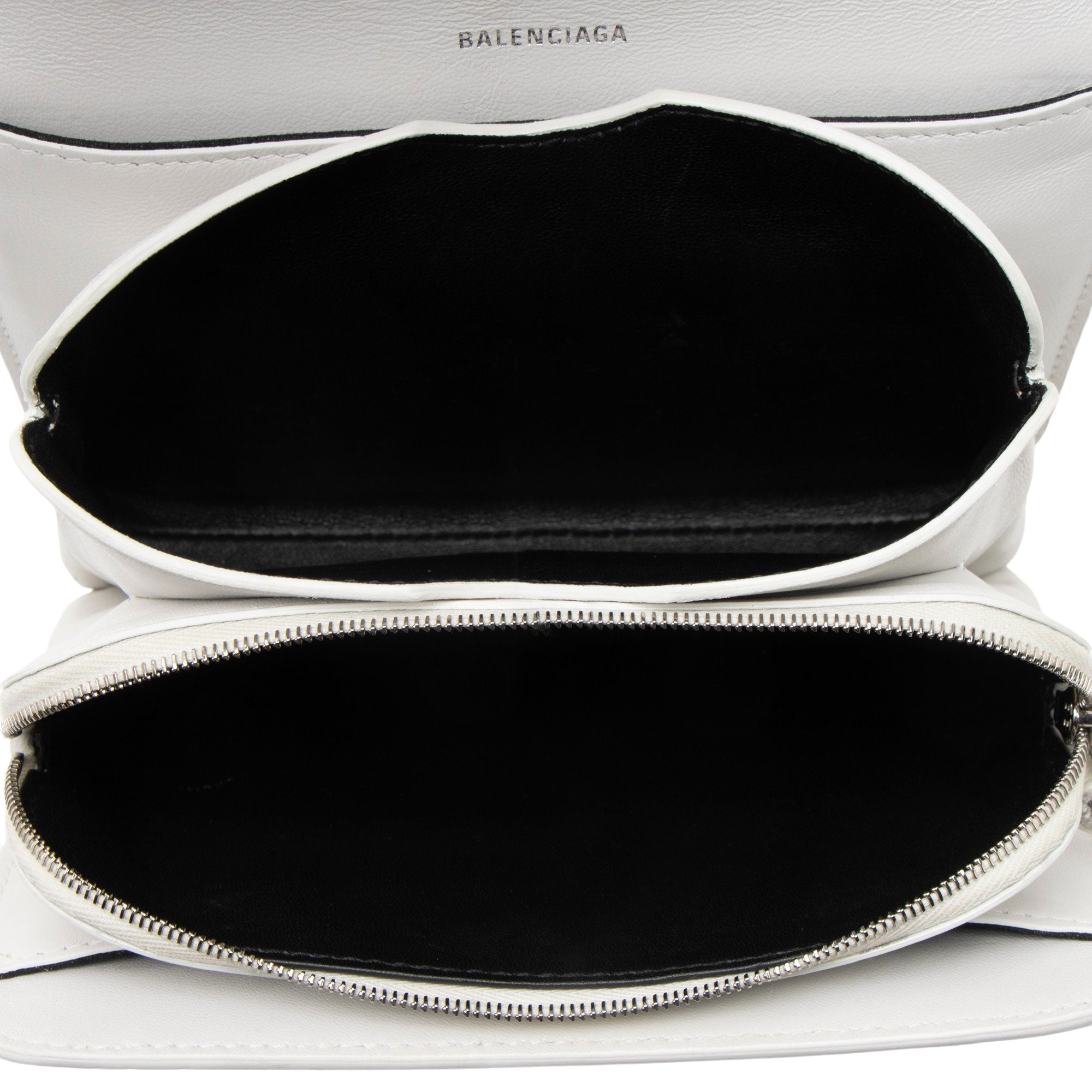 Balenciaga Croc Embossed Leather Small B Bag