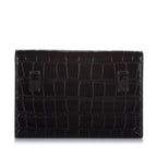 Balenciaga Croc Embossed Sharp Leather Shoulder Bag (SHG-25675)