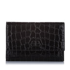 Balenciaga Croc Embossed Sharp Leather Shoulder Bag (SHG-25675)