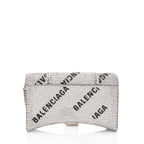Balenciaga Crystal Logo Hourglass Chain Bag
