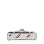 Balenciaga Crystal Logo Hourglass Chain Bag