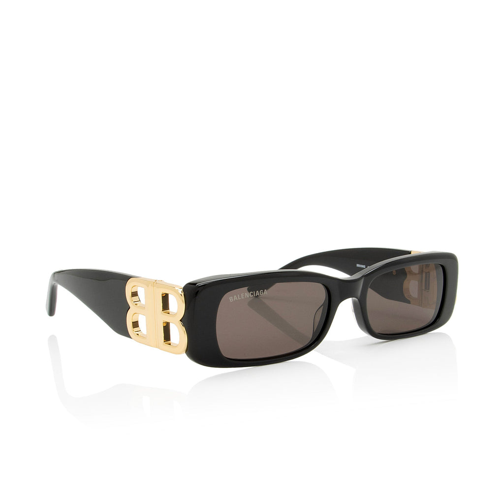 Balenciaga Dynasty Rectangle Sunglasses