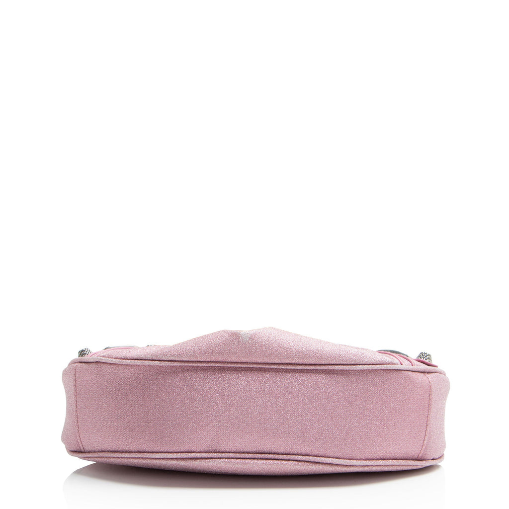 Balenciaga Glitter Fabric Le Cagole XS Shoulder Bag