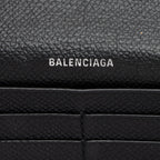 Balenciaga Grained Calfskin BB Thin Cash Wallet