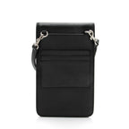 Balenciaga Grained Calfskin Logo Cash Phone Card Holder Flap Bag (SHF-23466)
