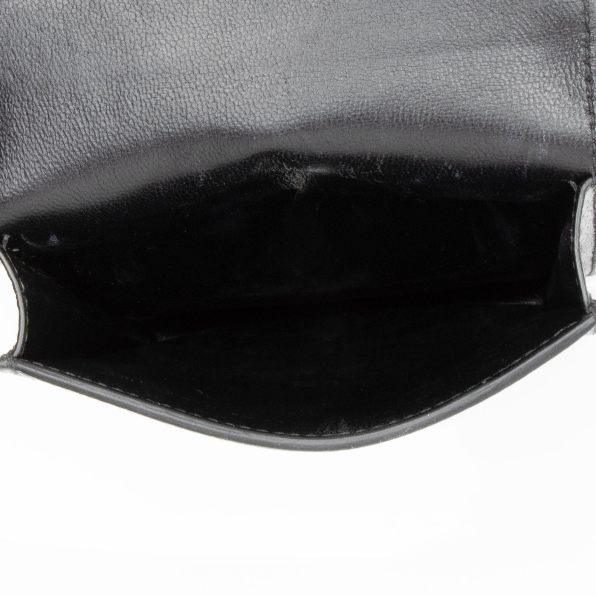 Balenciaga Grained Calfskin Logo Cash Phone Card Holder Flap Bag (SHF-23466)
