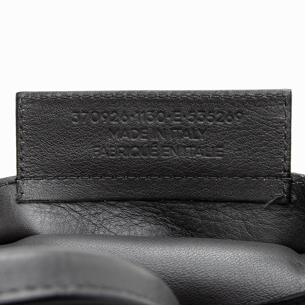 Balenciaga Grained Calfskin Papier A6 Zip Around Tote (SHF-18723)