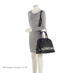 Balenciaga Grained Calfskin Ville Medium Top Handle Bag (SHF-MH72LN)