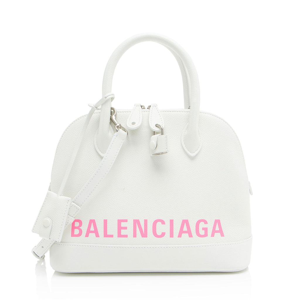 Balenciaga Grained Calfskin Ville Small Top Handle