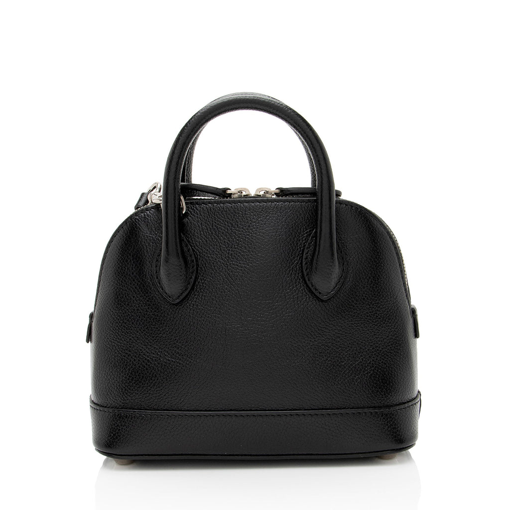 Balenciaga Grained Calfskin Ville XXS Top Handle Bag