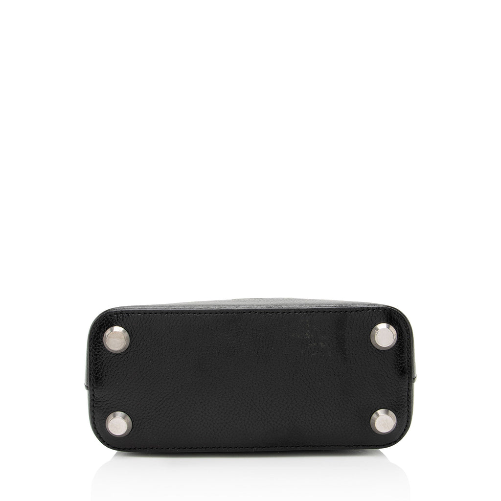 Balenciaga Grained Calfskin Ville XXS Top Handle Bag