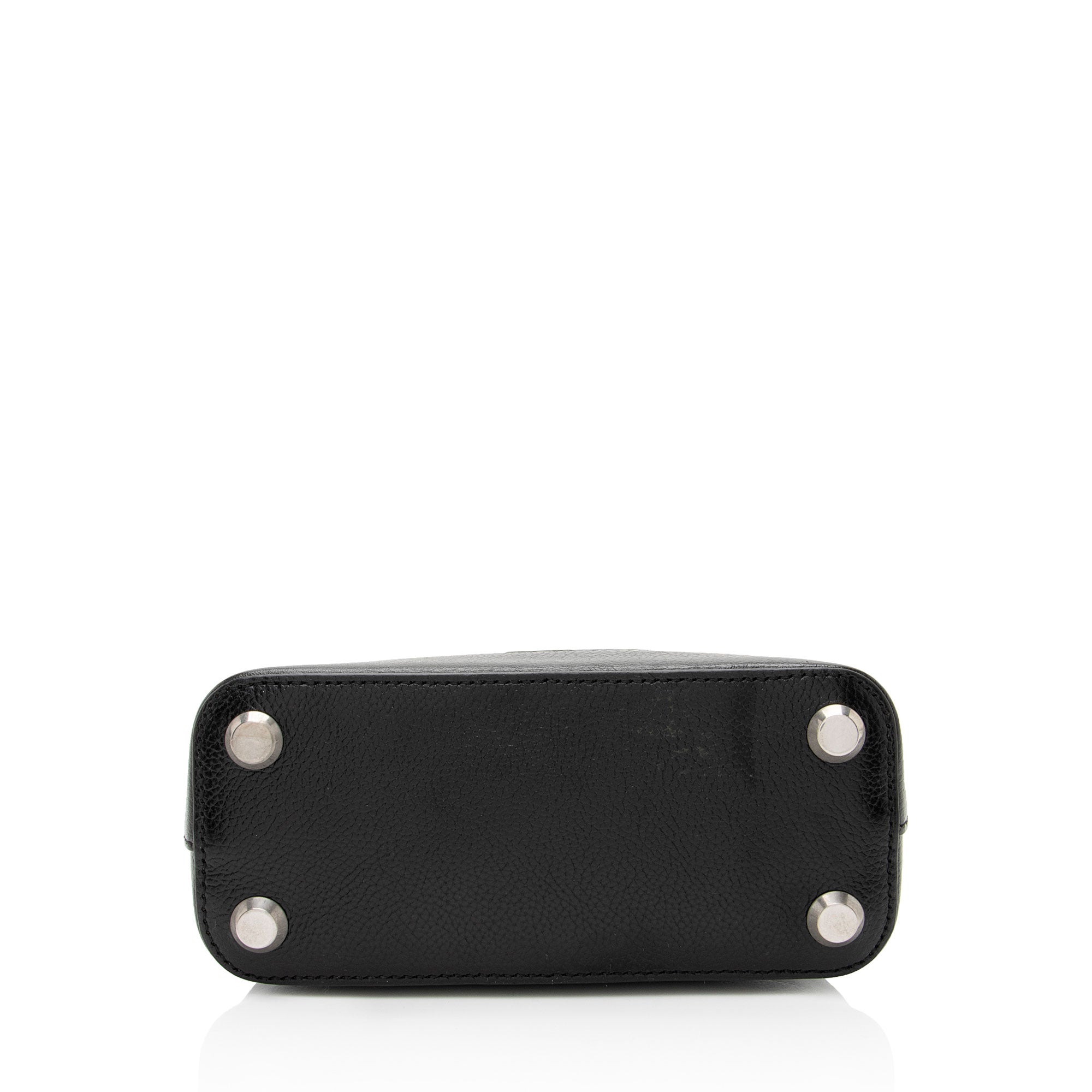Balenciaga Grained Calfskin Ville XXS Top Handle Bag