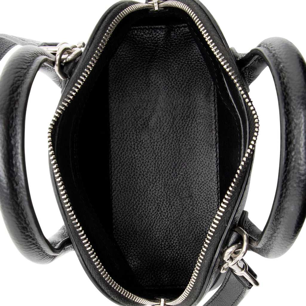 Balenciaga Grained Calfskin Ville XXS Top Handle Bag