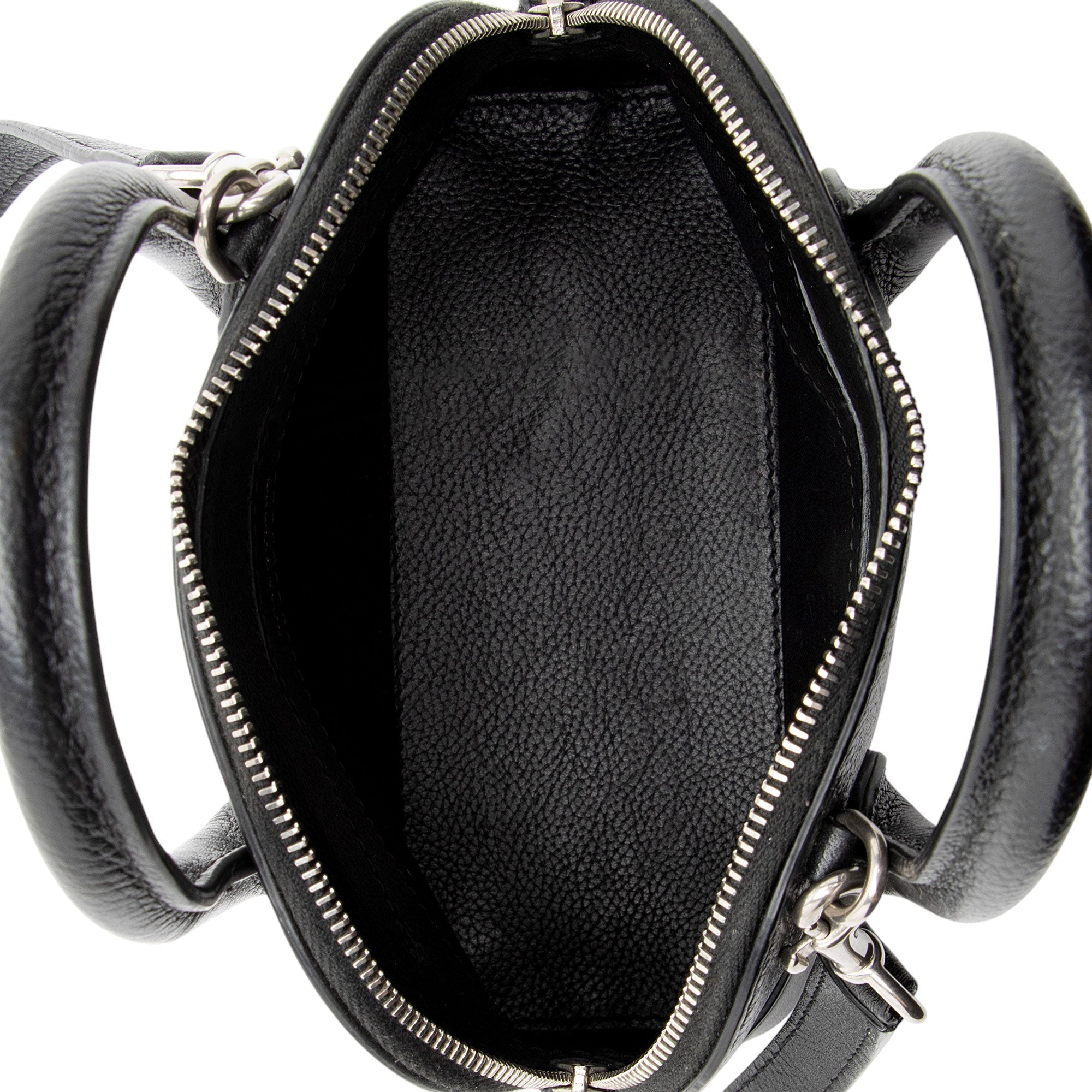 Balenciaga Grained Calfskin Ville XXS Top Handle Bag