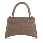 Balenciaga Hourglass Embossed Leather Satchel (SHG-36403)
