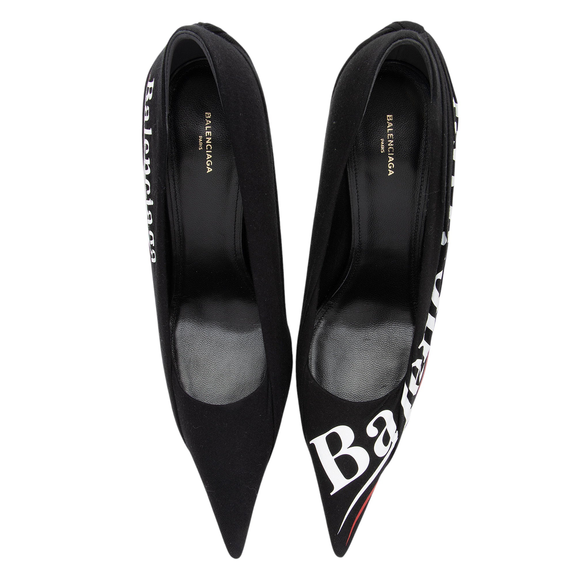 Balenciaga Jersey Logo Knife Pumps - Size 10 / 40 (SHF-klSg57)