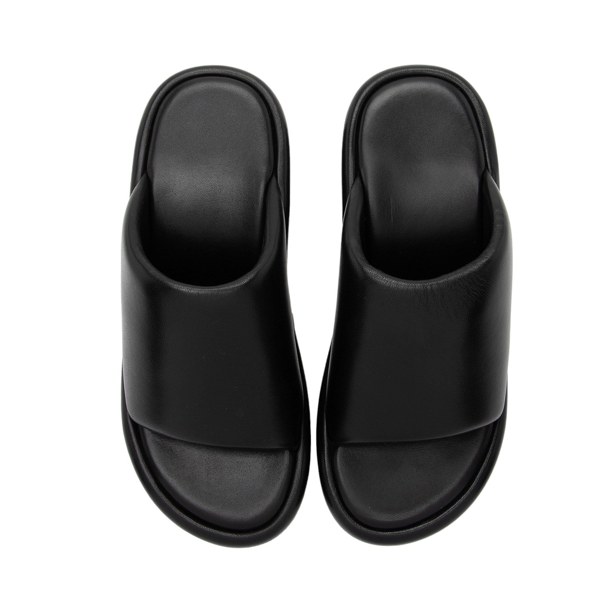 Balenciaga Lambskin Wedge Slides - Size 6 / 36 (SHF-k4UDxY)