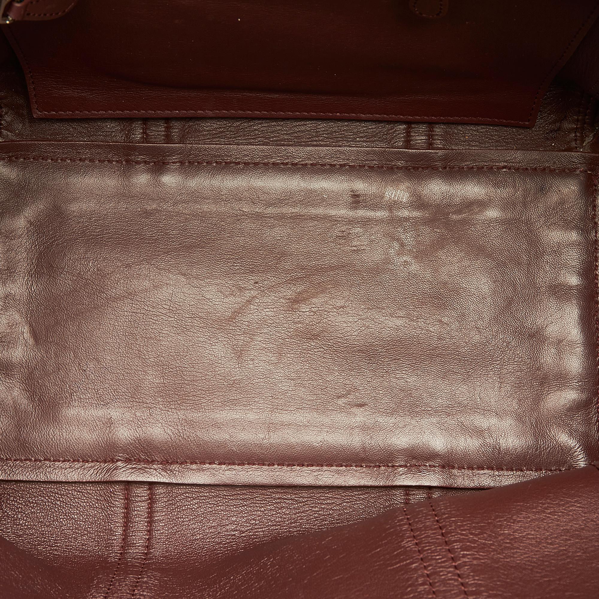 Balenciaga Laundry Cabas Leather Tote Bag (SHG-26247)