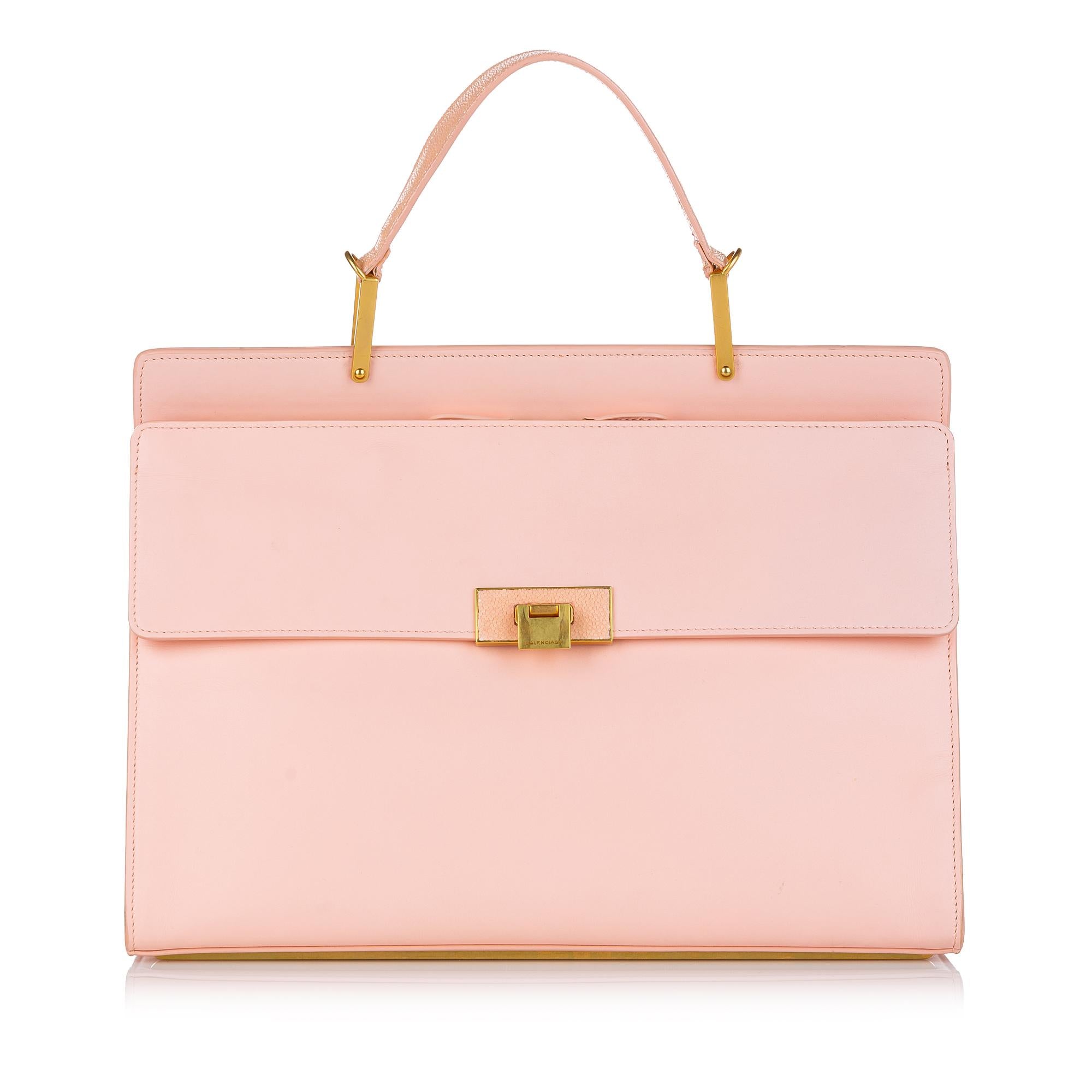 Balenciaga Le Dix Cartable Leather Satchel (SHG-23865)
