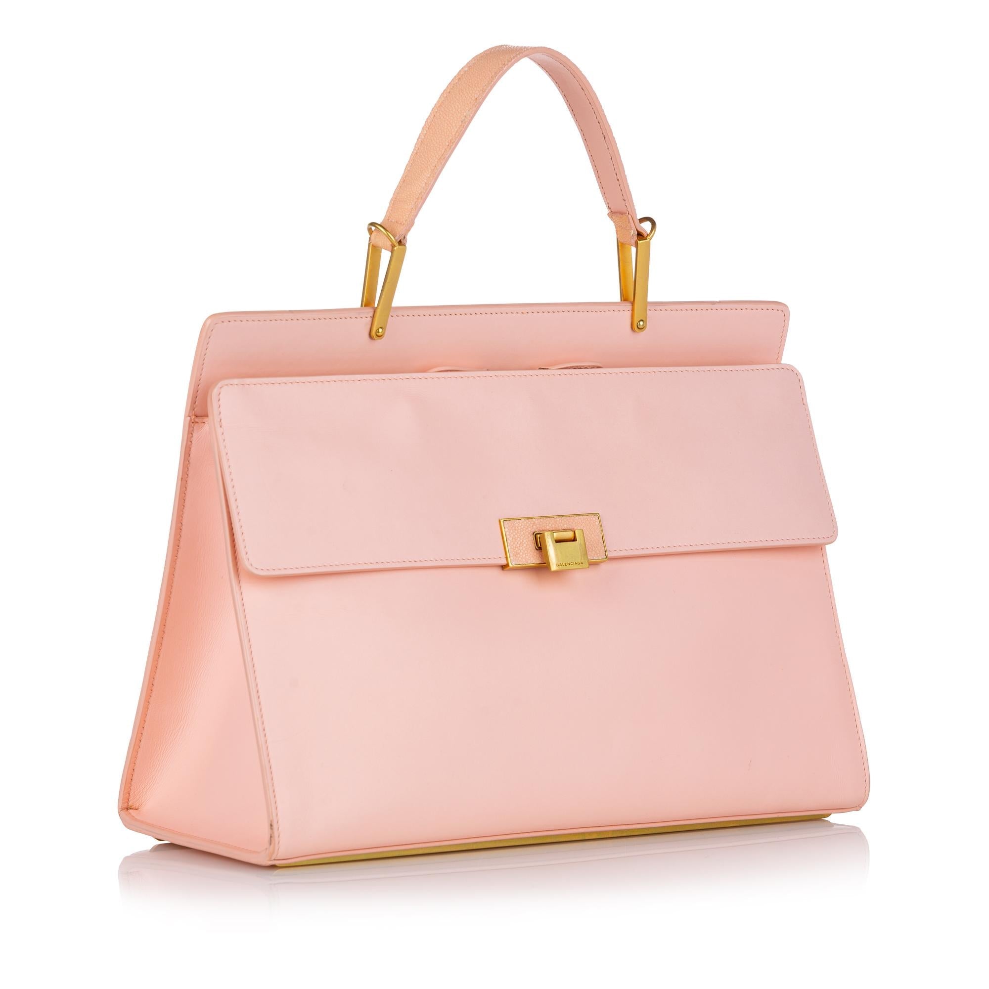 Balenciaga Le Dix Cartable Leather Satchel (SHG-23865)