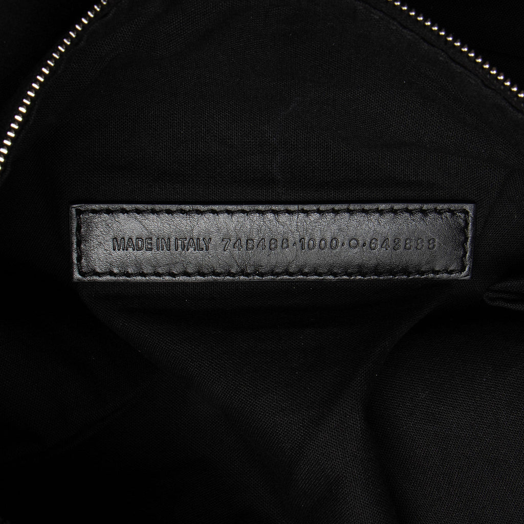 Balenciaga Leather BB Soft Medium Shoulder Bag