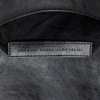 Balenciaga Leather BB Soft Medium Shoulder Bag