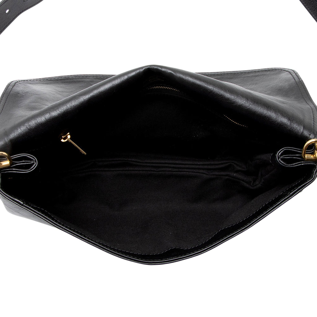 Balenciaga Leather BB Soft Medium Shoulder Bag