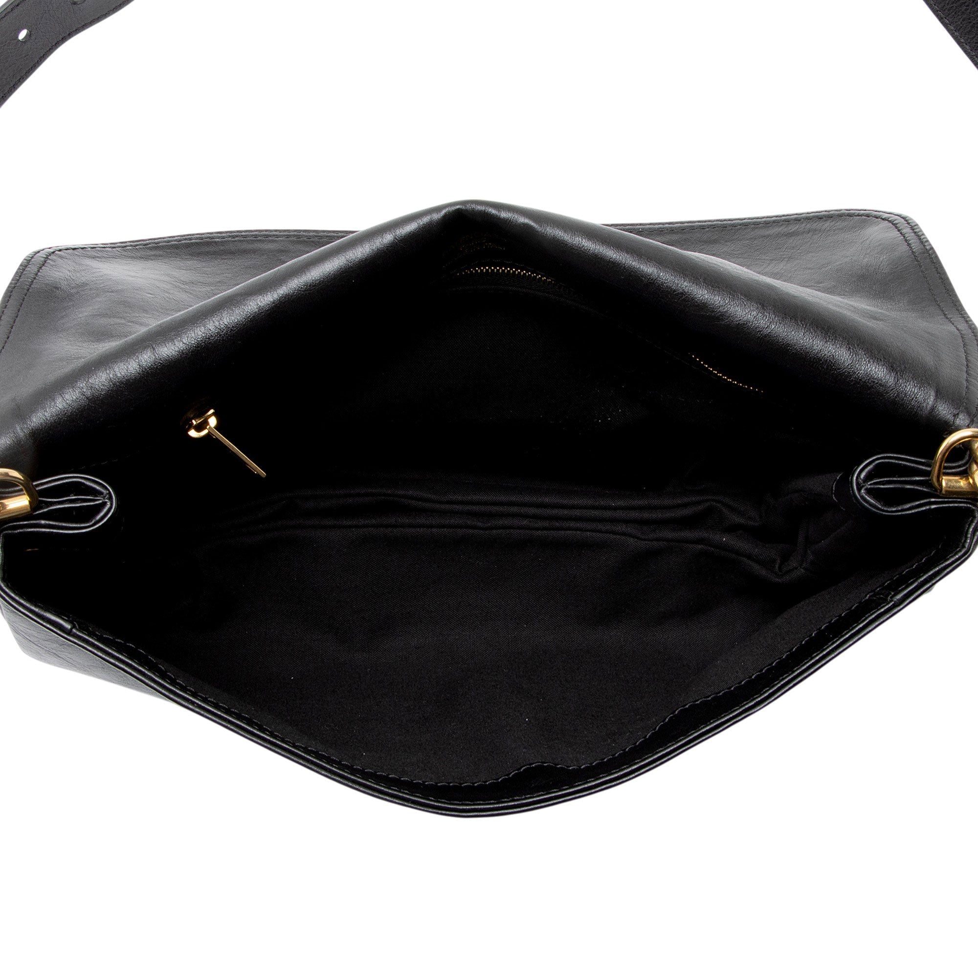 Balenciaga Leather BB Soft Medium Shoulder Bag