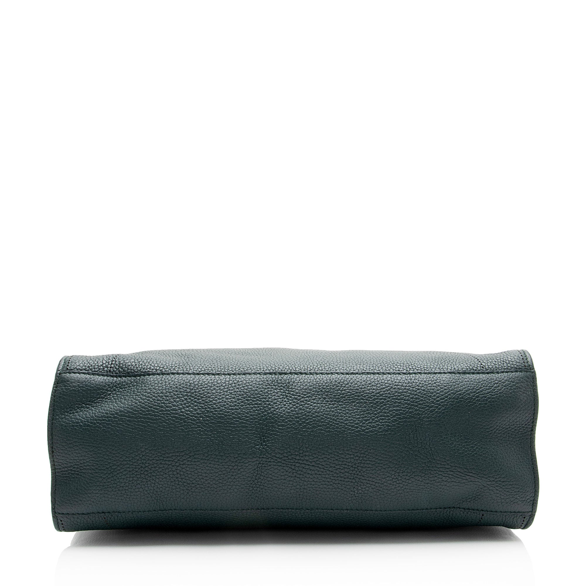 Balenciaga Leather Blackout City Satchel