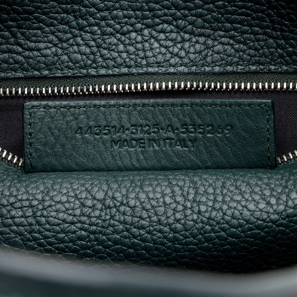 Balenciaga Leather Blackout City Satchel
