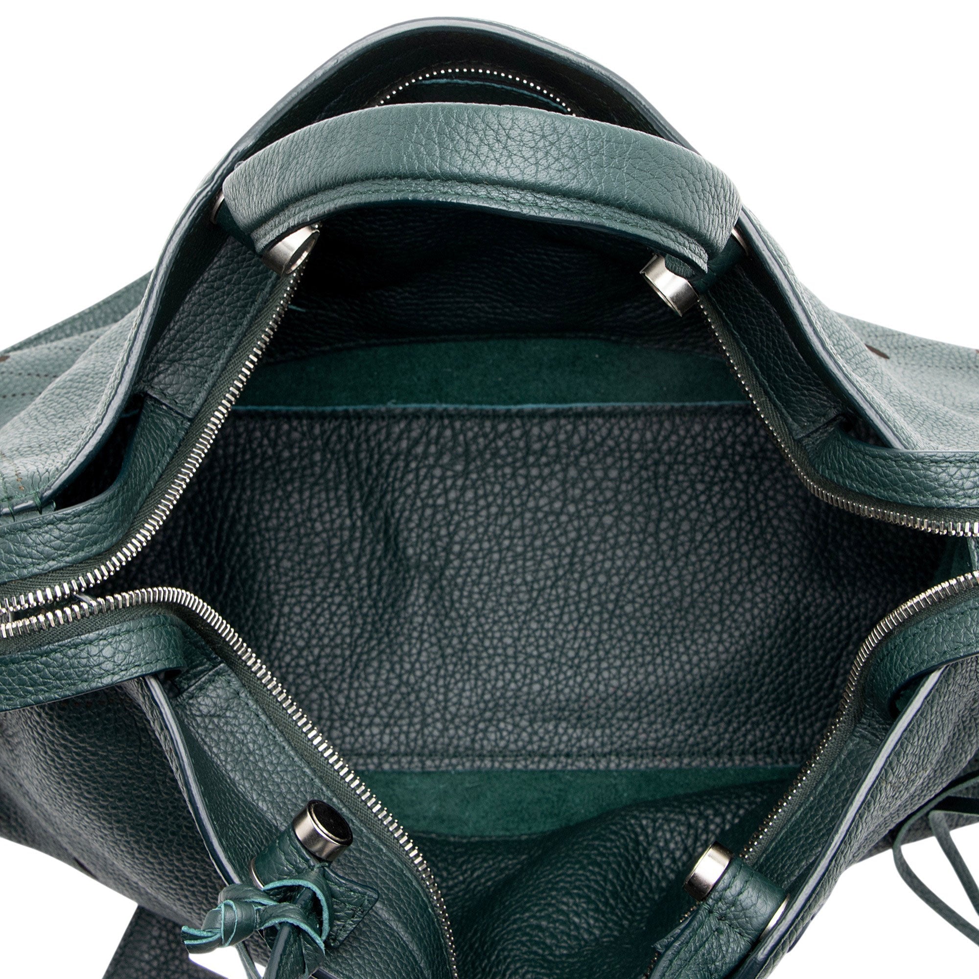 Balenciaga Leather Blackout City Satchel