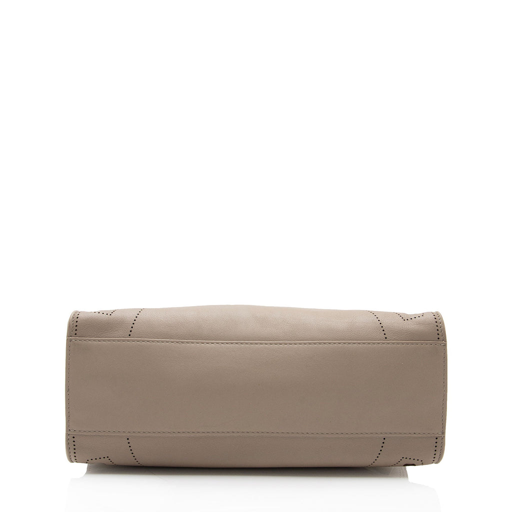 Balenciaga Leather Blackout City Small Satchel (SHF-I5o2Vy)