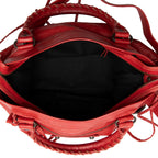 Balenciaga Leather Classic Town Satchel (SHF-17637)