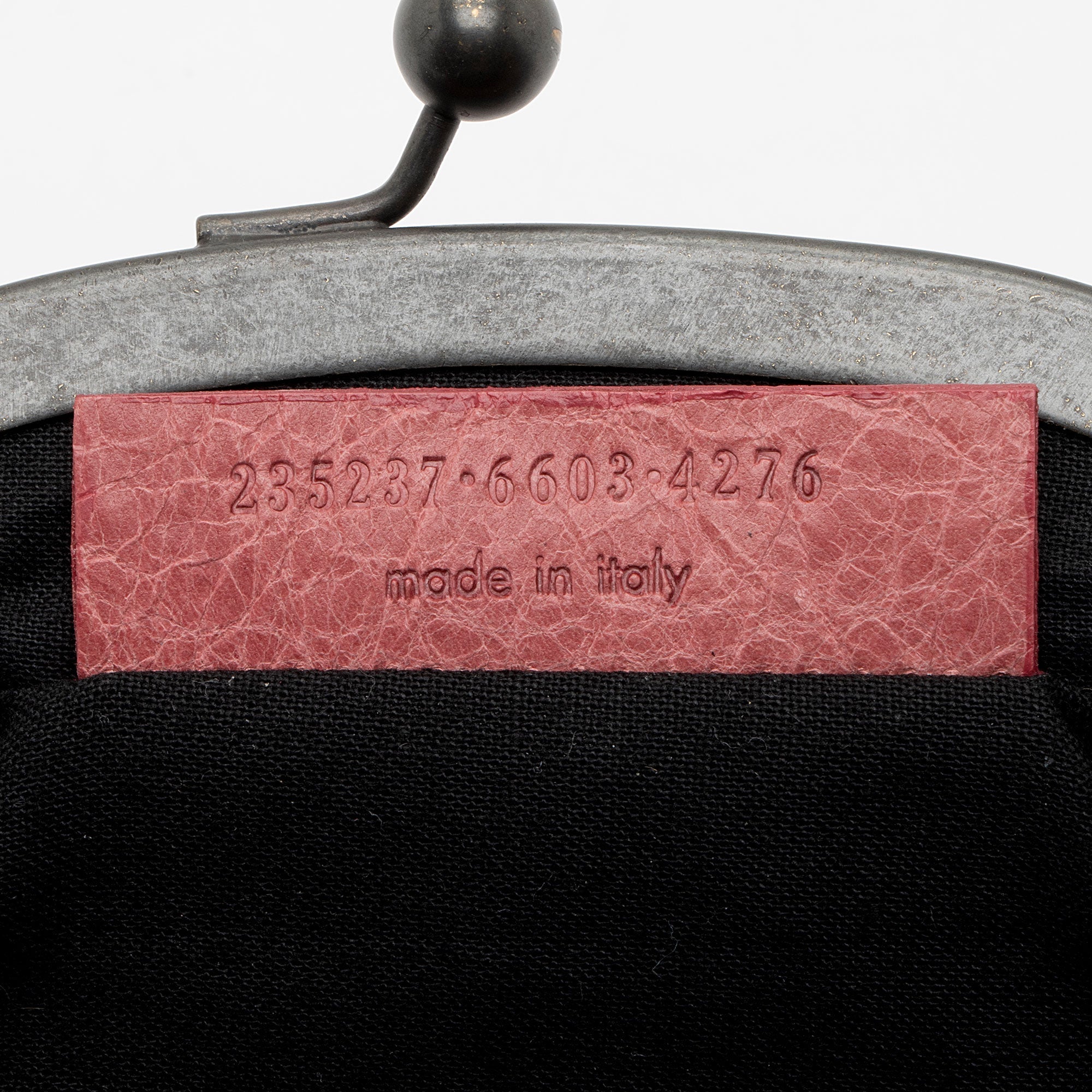 Balenciaga Leather Click Coin Pouch (SHF-cmlQgL)