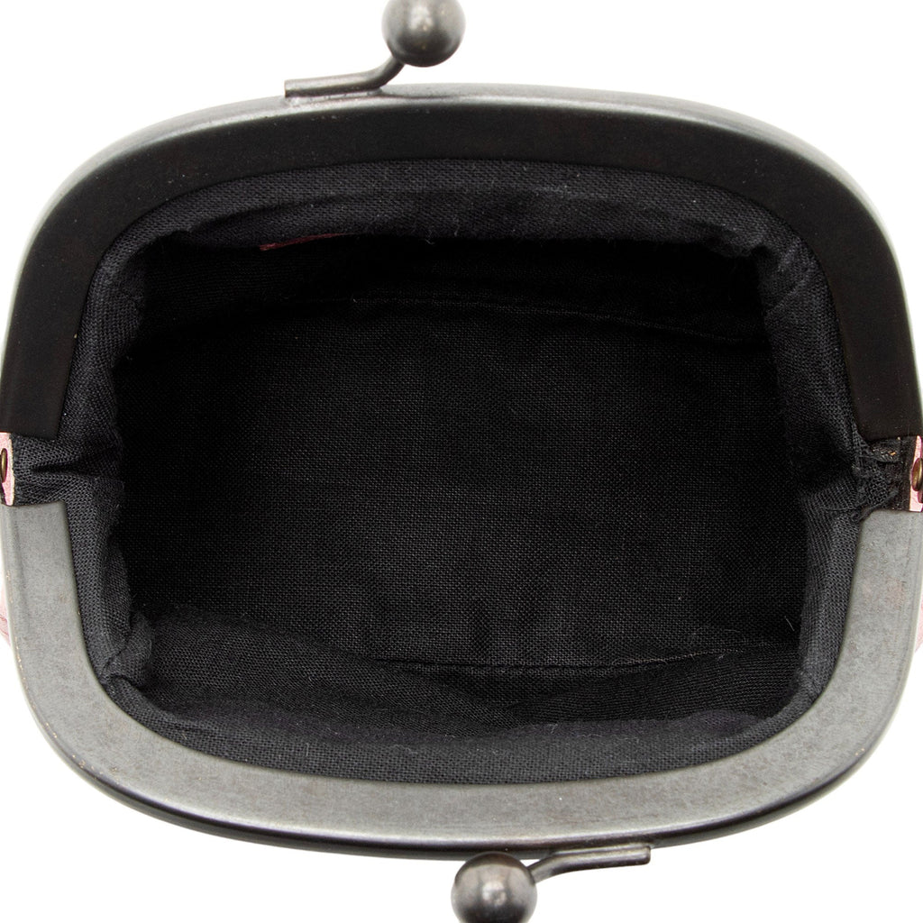Balenciaga Leather Click Coin Pouch (SHF-cmlQgL)