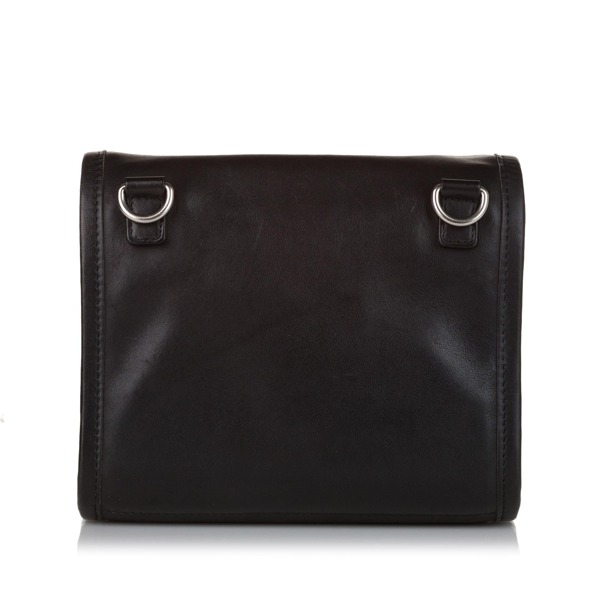 Balenciaga Leather Crossbody Bag (SHG-34932)