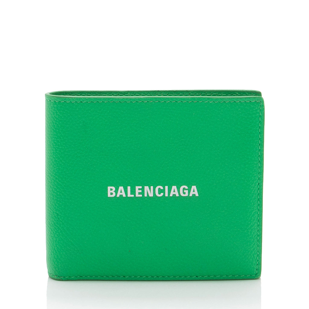 Balenciaga Leather Everyday Bifold Wallet (SHF-1w9vGS)