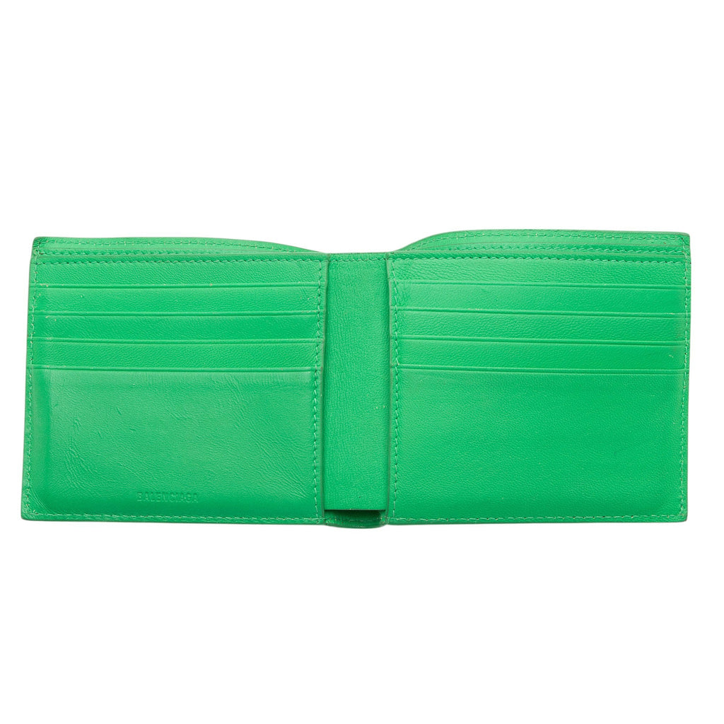 Balenciaga Leather Everyday Bifold Wallet (SHF-1w9vGS)